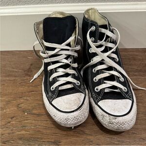 Converse Black and White High-Top Sneakers